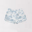 Aledo Toile Blue Quilted Scallop Shorts *Web Exclusive*