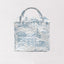 Aledo Toile Blue Quilted Small Tote