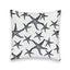 All Over Starfish Navy Quilted 20" Pillow