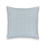 Anthia Gingham Blue Quilted 20" Pillow