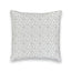 Anthia Gingham Grey Quilted 20" Pillow