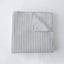 Anthia Gingham Grey Baby Blanket