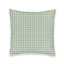 Anthia Gingham Sage Quilted 20" Pillow