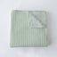 Anthia Gingham Sage Baby Blanket