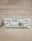 Barnyard Christmas Multi Quilted Oblong 14" x33" Pillow