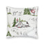 Barnyard Christmas Multi 20" Quilted Pillow