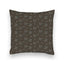 Birdie Charcoal Quilted 20" Pillow