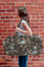 Birdie Charcoal Quilted Weekender Duffle Bag