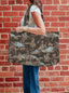 Birdie Charcoal Quilted Tote