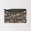 Birdie Charcoal Quilted Makeup Bag