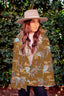 Birdie Cowgirl Gold Quilted Snap Jacket