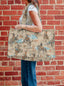 Birdie Pastel Quilted Tote