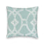 Cane Lattice Seaglass Quilted 20" Pillow