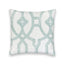 Cane Lattice Seaglass Quilted 20" Pillow