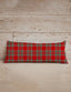 Carrie Plaid Quilted Oblong 14" x33" Pillow