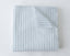 Ticking Stripe Blue Baby Blanket