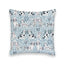 Foo Dogs Blue Quilted 20" Pillow