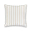 French Stripe Linen Quilted 20" Pillow