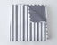 French Stripe Navy Baby Blanket