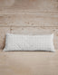 Hattie White Quilted Oblong 14" x33" Pillow