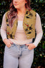 Lazy J Gold Quilted Tara Vest