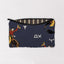 Lazy J Navy Makeup Bag