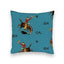 Lazy J Teal Quilted 20" Pillow