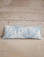 Monoeli Blue Quilted Oblong 14" x33" Pillow