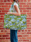 Ozara Jungle Green Quilted Tote