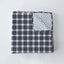 Remi Plaid Navy Baby Blanket