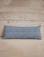 Riata Stripe Chambray Quilted Oblong 14" x33" Pillow