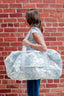 Rose Toile Blue Quilted Weekender Duffle Bag