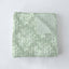 Rose Toile White Sage Baby Blanket