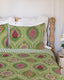 Satine Olive Green Quilt