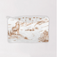 Buffalo Toile Brown Quilted Makeup Bag