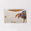 Casey Cowgirl Linen Makeup Bag