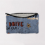 Cattle Drive Chambray Makeup Bag