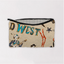 Cattle Drive Linen Makeup Bag