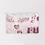 Foo Dogs Pink Makeup Bag