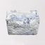 Donkey Toile Blue Makeup Bag