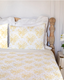 Rose Toile Yellow Quilt