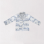 Donkey Toile Blue Quilted Snap Jacket