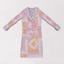 Adeline Patchwork Pink Quilted Robe