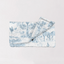 Aledo Toile Blue Quilted Clutch Bag