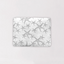 All Over Starfish Gray Quilted Pet Bed