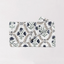 Charlotte White Navy Quilted Clutch Bag