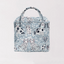 Foo Dogs Blue Quilted Small Tote