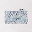 Foo Dogs Blue Quilted Clutch Bag