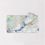 Kei White Quilted Clutch Bag