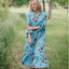 Lazy J Teal Maxi Dress